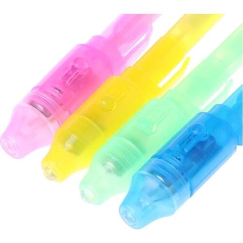 H8WA Invisible Pen with UV Light Secret Message Pens Pack of 4