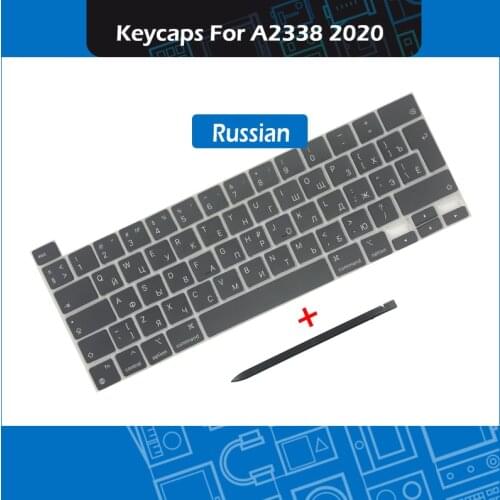 10set/Lot Laptop A2338 Russian колпачок Keycaps For Macbook Pro Retina 13" M1 2020 Keys Key Cap Keyboard Repair EMC 3578