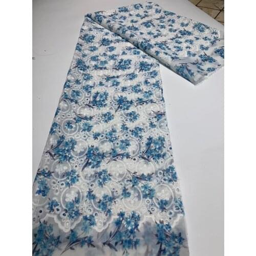 Latest African Lace Fabric 2021 High Quality Tulle Milk Silk Lace French Mesh Net Lace Fabric Flowers Embroidery For Nigerian
