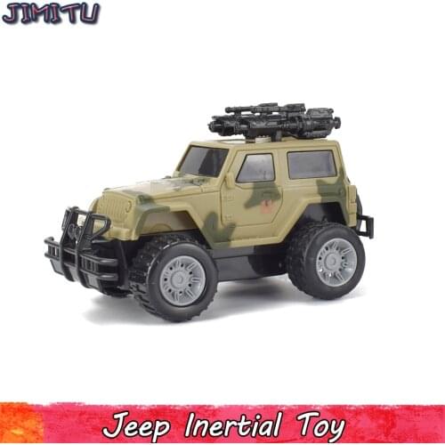 3 Colors Military Camouflage SUV Jeep Model Toy Cars for Boy Inertial LED Flashing Lights Sounds Muical Vehicle Car Toy for Kids