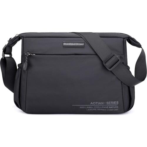 Men Messenger Bags Casual Multifunction Small Travel Shoulder Bags Waterproof Style Fashion Crossbody Bags