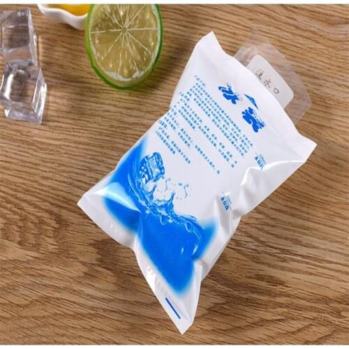 10pcs/set Cheap Gel Ice Bag Insulated in-customized reusable dry cold ice pack gel cooler bag for lunch box food cans wine medic