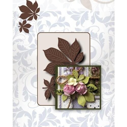 Mmao Crafts Metal Steel Cutting Dies New Fruit leaf decoration Stencil For DIY Scrapbooking Paper/photo Cards Embossing Dies