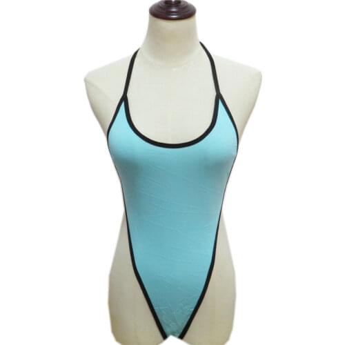 Sexy bikini swimwear women swimsuit one piece biquini bikinis Candy colors Edging Halter Cover belly Lace adjustable thongs spa