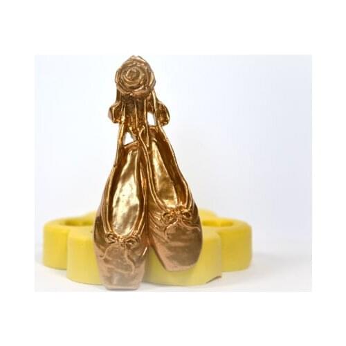 Fondant Cake Molds Ballet Shoes fondant Cake Decoration Chocolate Silicone Mold flexible Food Safe Mold