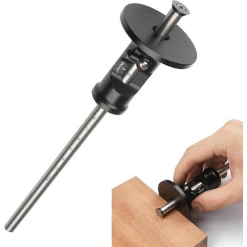 Aluminum Alloy Carpenter Scriber European-Style Resistance Marking Tool Parallel Line Drawing Mortise Scribing Gauge