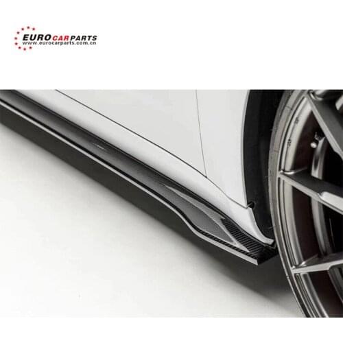 Carbon! new for model 3 full set body kit carbon material side skirt for TSL car parts for side bumper model3