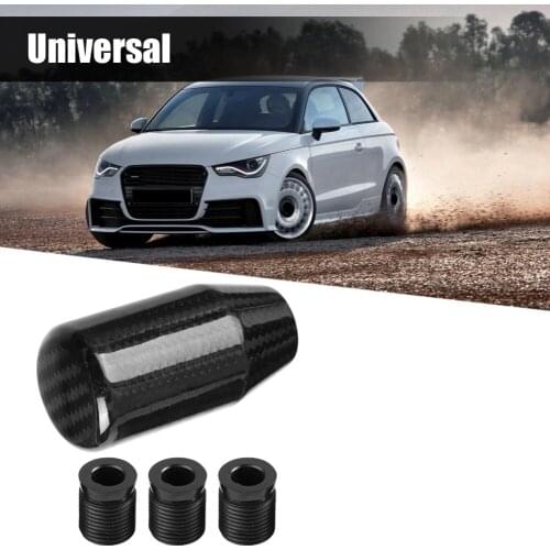 Universal Gear Shift Knob Heads Car Modified Carbon Fiber Stand Head Manual Transmission Lever Knob Head Wave Stick Shift Knob