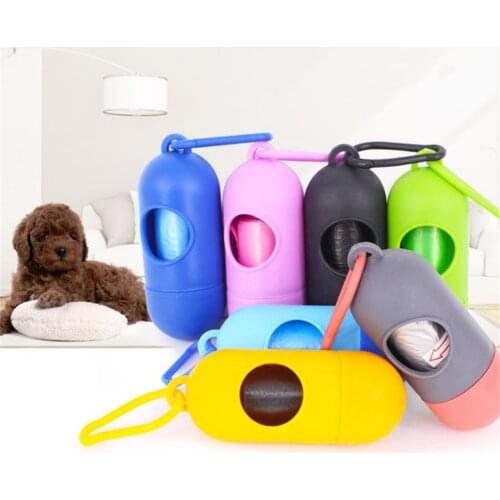 1 Pcs Practical Pet Dog Poop Bag Dispenser Waste Garbage Holder Dispensers Poop Bags Set Dogs Trash Pets Clean Accessories