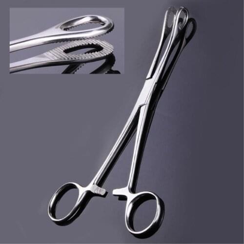 2 pcs Body Piercing Tools 316 Medical stainless steel Slotted Navel Forcep Plier Piercing Tool Supply Free Shipping