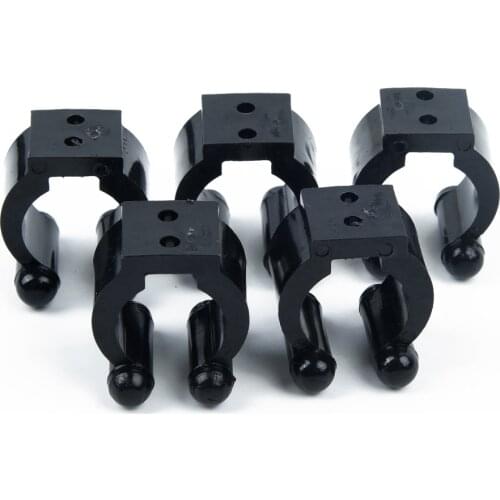 20pcs Portable Fishing Rod Clip Club Pole Storage Rack Clamps Holder Accessories Outdoor Sports Fishing Tackle Tools