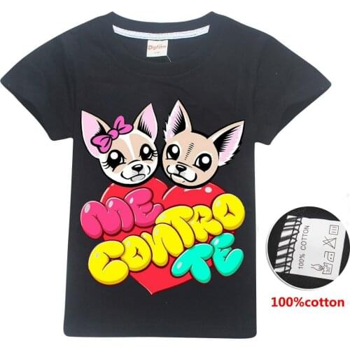 2020 Summer Baby Boys T Shirt Cartoon Funny Me Contro Te Print Short Sleeve 100% Cotton T-Shirts for Girls Top Kids Tee Costumes