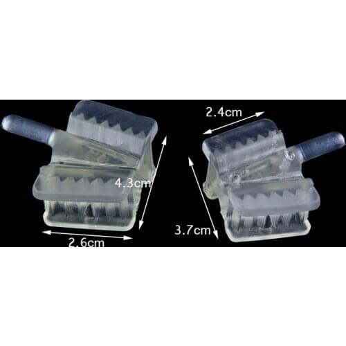 5pcs/bag Silicone Mouth Opener Retractor Mouth Support Holding Saliva Ejector Suction Tip Occlusal Pad Oral Hygiene Mater