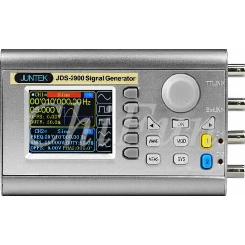 Free shipping JDS2900-15MHZ Full numerical control double channel DDS function arbitrary waveform generator pulse source