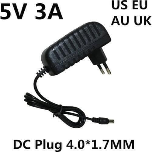 5V 3A Power Supply for Orange Pi PC / Plus DC 4.0 mm EU US Power Charger Adapter for Orange Pi PC Plus 2