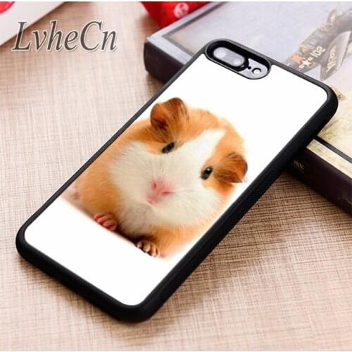 LvheCn hamster and guinea pig phone Case cover For iPhone 5 6 6s 7 8 plus X XR XS max 11 12 Pro Samsung Galaxy S7 edge S8 S9 S10