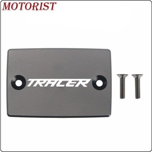 CNC Aluminum Motorcycle Brake Fluid Fuel Reservoir Tank Cover Cap FOR YAMAHA Tracer 900 GT 18-19 Tracer 700 GT 17-19