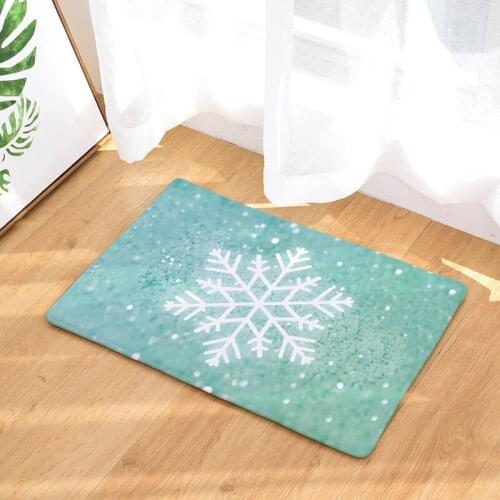 Zeegle Door Mats Indoor Snowflake Living Room Floor Carpets Bedroom Carpet Bedside Rug Decorative Stair Mats Home Decor