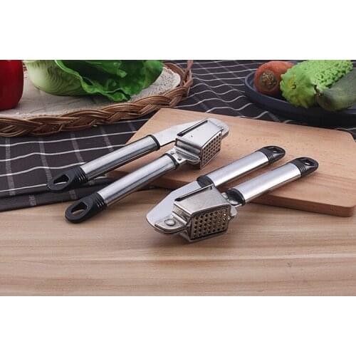1PC Stainless Steel Kitchen Squeeze Tool Alloy Crusher Garlic Presses Fruit & Vegetable Cooking Tools Kitchen Utensils KX 057