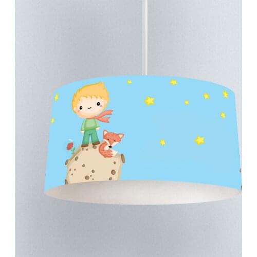 Lamp For Kids Bedrooms Light Chandelier for Living Room Childrens Room Yellow Hair Boy and Fox Model 129