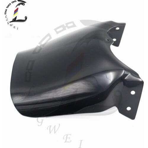 Motorcycle Windshield TT-R TTR 250 Windscreen for Yamaha TTR250 Dirt Bike Round Headlight Black Front Glass Airflow Deflector