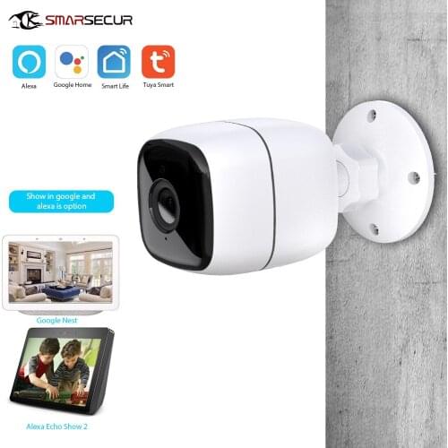 2MP 1080P Outdoor Water-Proof IP Bullet Camera Support Tuya Smart Life Home Security System