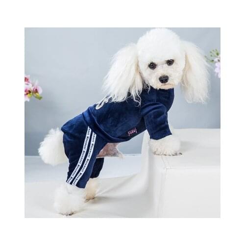 Dog Clothes Four-Legged Sports and Leisure Clothing Teddy Clothes One-Piece Pet Four-Legged Clothing