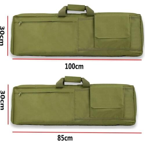 Tactical 85Cm/100CM Rifle Bag Military Gun Bag Carry Case with Shoulder Strap Airsoft Sniper Shotgun Backpack Heavy Duty Bag