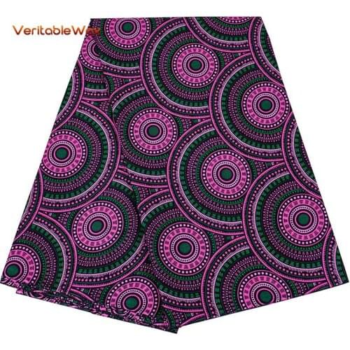 Top Real Wax Africa Prints Tissu Fabric Sewing Garment Craft Textile Material Dress Loincloth Soft Cotton Fashion Pagne 40FS1441