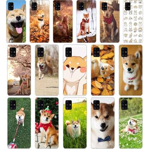049FG Brushwood Doge Shiba Inu Funny Dog Soft Silicone Tpu Cover Case for Samsung Galaxy A20 A20E A20S A40 A31 A41 A51 A71 case