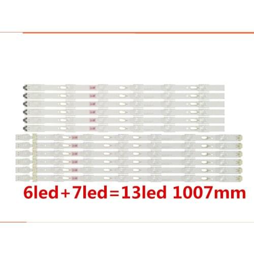 12pcs LED Strip V6DU-500DCA-R2 V6DU-500DCB-R2 For UE50MU6100 UE50KU6000 UA50KU7001 UE50KU6092 UE50KU6095 UA50MU6103 UN50MU6300
