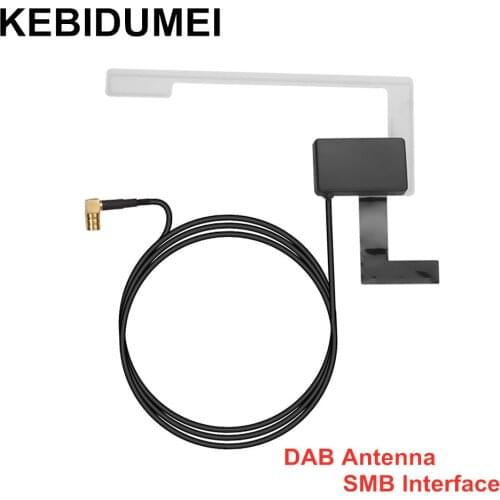 DAB Antenna SMB Interface Car Digital DAB Active Antennafor Radio TV Receiver Box Digital Auto Radio Aerial Antenna Cable
