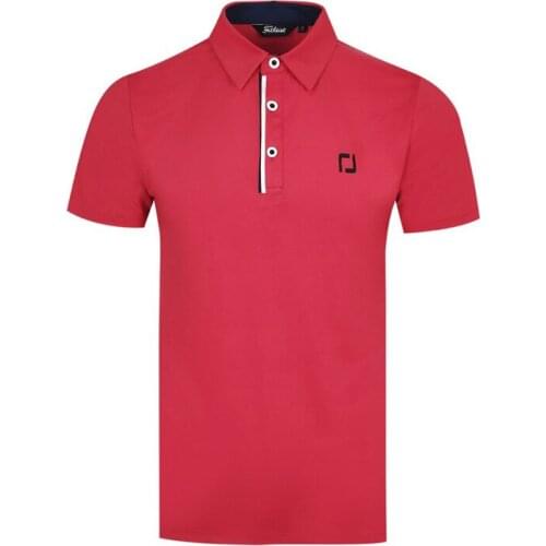 Golf Wear Quick Drying Mens Short Sleeve Outdoor Leisure Sports T-shirt Polo Paul Shirt Breathable Quick Dry Golf Top