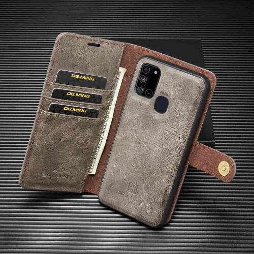 2 in 1 Case For Samsung Galaxy A21S A31 A51 A71 Case Magnetic Leather Coque For Samaung A10 A20 A30 A40 A50 A30s A50S A70 Cases