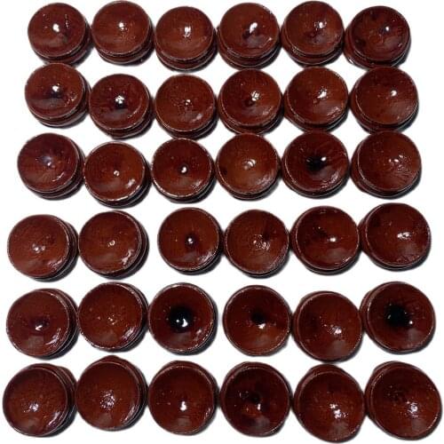 Wood Craft Stand Pedestal Base Foundation For Crystal Ball Globe Sphere Egg Red Holder