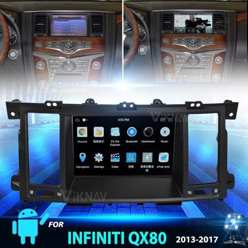For Infiniti QX60 2013-2017 Original Car Without Screen radio android auto stereo car audio video multimedia player gps navi