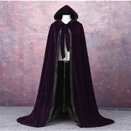 Elegant Pageant Velvet Cloak Luxury Europe Style Robe Medieval Cape Shawl Party Queen Princess Wedding Shawl Cloak