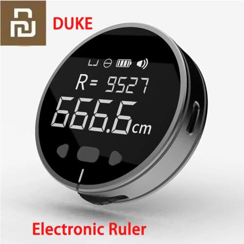DUKA Little Q Electronic Ruler Tape LCD HD Screen Rechargeable Long Standby Digital Tape Measure Ruler From Xiaomi