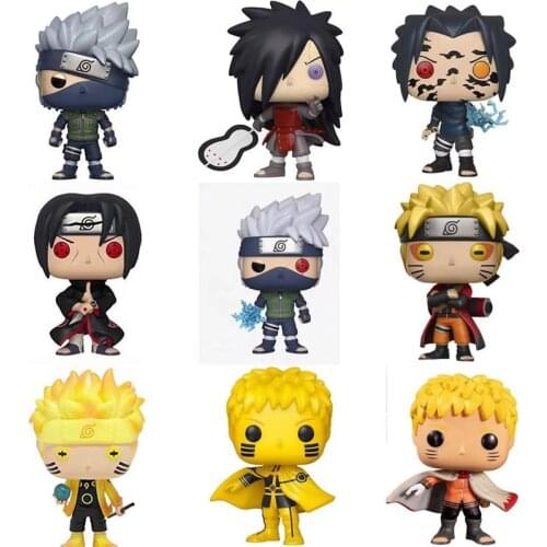 Anime Naruto Action Figures Kakashi Sakura Sasuke Itachi Obito Gaara Doll Vinyl PVC Sasuke kurama ITACHI Toys