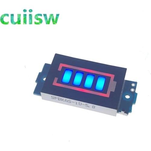 5S 6S 7S 8S Lithium Battery Capacity Indicator Module 16.8V Blue Display Electric Vehicle Battery Power Tester