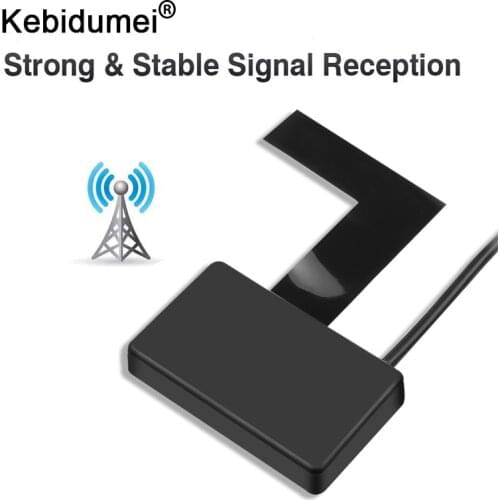 Kebidumei DAB SMB Car Digital Active Antenna For Radio TV Receiver Box SMB Connector Universal Car Styling Exterior Antenna