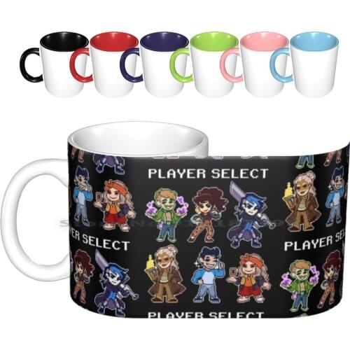 The Nightmare Crew Ceramic Mugs Coffee Cups Milk Tea Mug The Unsleeping City Dimension 20 Pete Conlan Pete The Plug Sofie Bikes