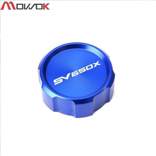For SUZUKI SV650X SV 650X 2018-2020 2019 Motorcycle CNC Front Brake Master Cylinder Fluid Reservoir Cover Oil Cap