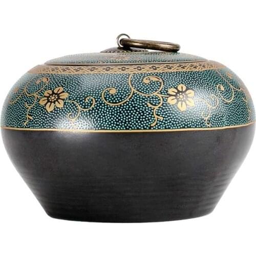 Mini Funeral Urn Adult Ashes Cremation Urns for A Small Amount Human Ashes Burial Urns at Home Ceramics Handcrafted Keepsakes