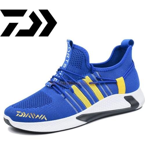 New Daiwa Hiking Fishing Shoes Anti-skid Mountain Climbing Boots Outdoor Athletic Breathable Anti-wear Fishing Men Shoes