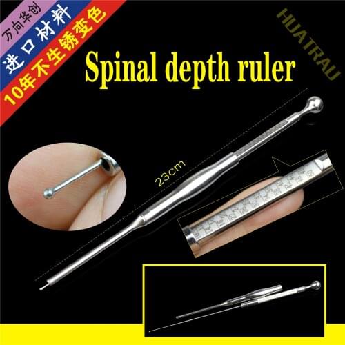 Orthopedic instruments medical spine lumbar body ball probe probe probe measurement of pedicle perforation depth