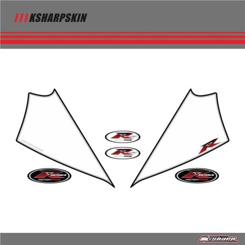 Front Fairing Motor Number Board 3D Gel Protector for YAMAHA R1 2004-06