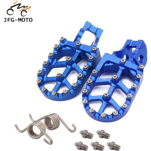 Motorcycle CNC Footrest Footpeg Foot Pegs Pedals Rests For Husqvarna TC FC FE TE FS TX FX 125 150 250 350 450 2018 2019 2020