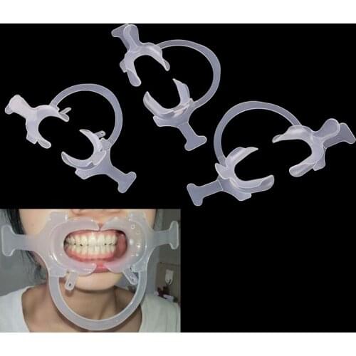 Professional C-Type Dental Cheek Retractors Lip Mouth Opener Teeth Whitening Retractor Orthodontics Tool hot sale