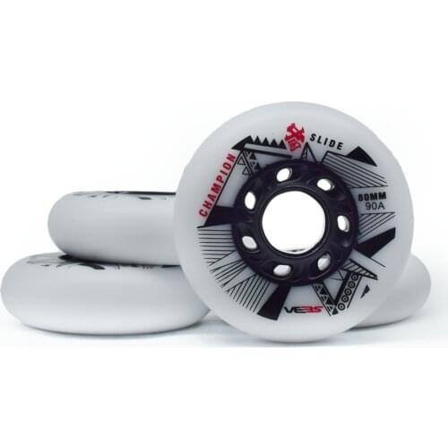 [72mm 76mm 80mm] Famous China Slide Champion 90A Sliding Inline Skates Wheel for SEBA HV HIGH Roller Skate Tyre Rodas 4 PCS/SET